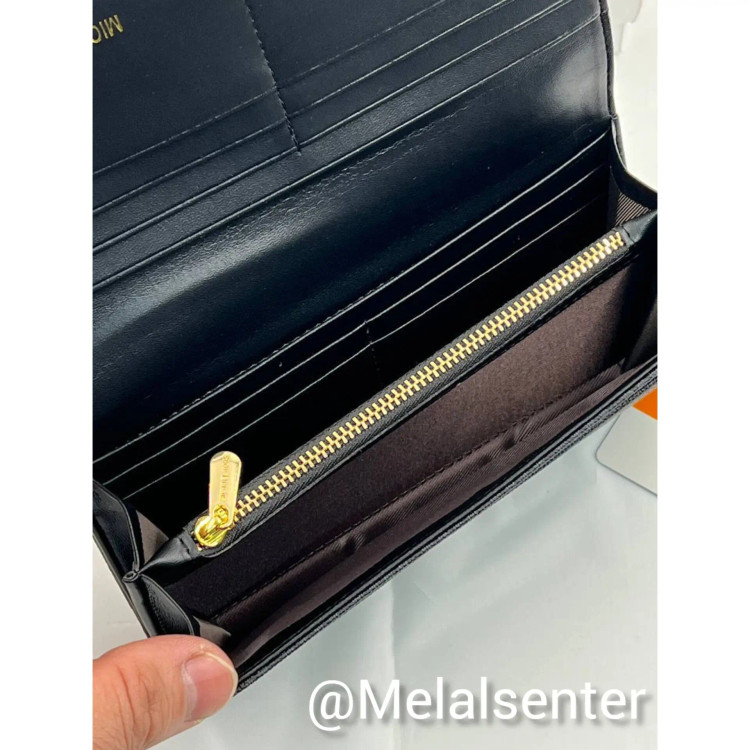 کیف پول دستی زنانه مایکل کورس با کیفیت چرم طبیعی و پک کامل